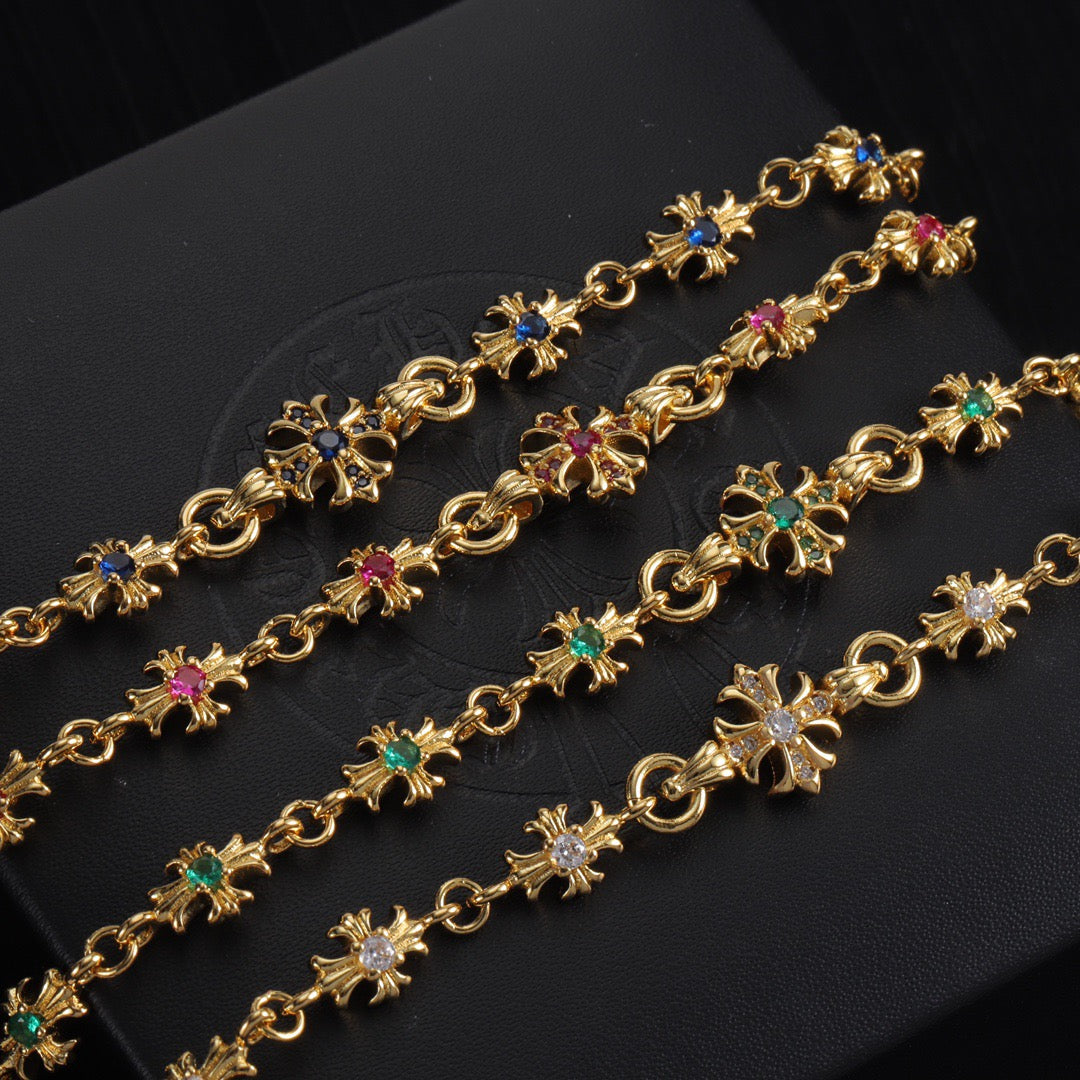 Chrome Hearts Diamond Bracelet