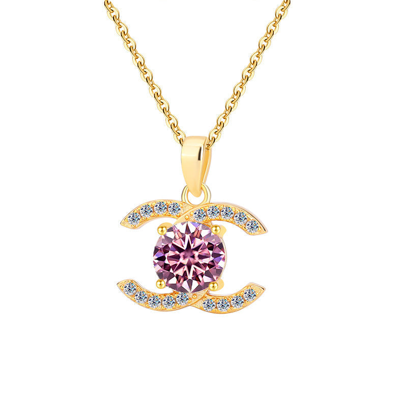 Chanel Colored Moissanite Necklace