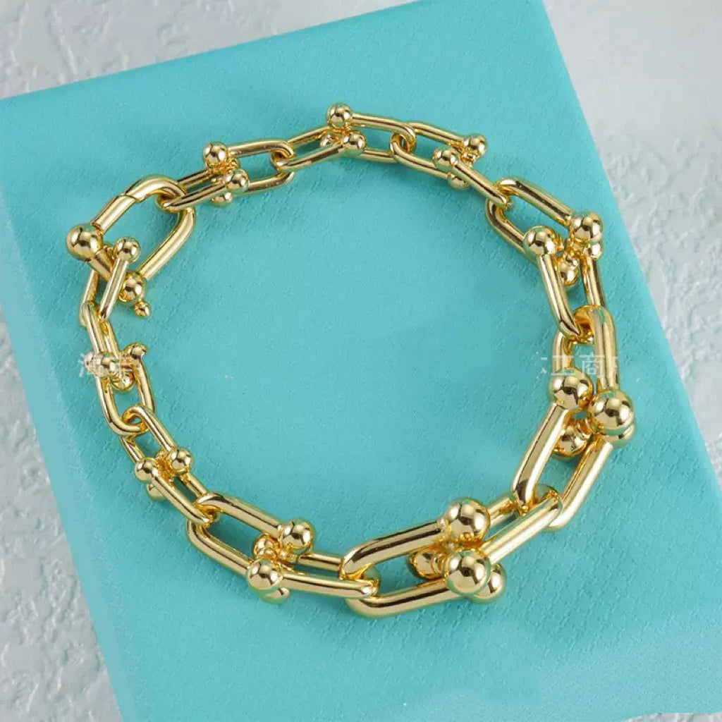 Tiffany HardWear Link Necklace Bracelet Earrings