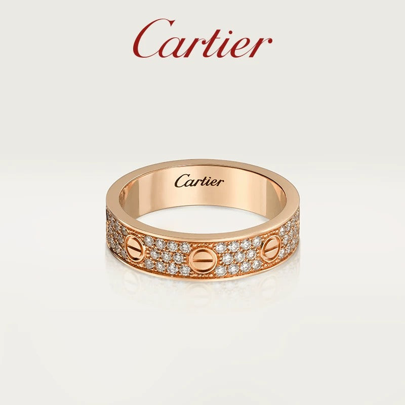 Cartier Love Ring Small Model Paved