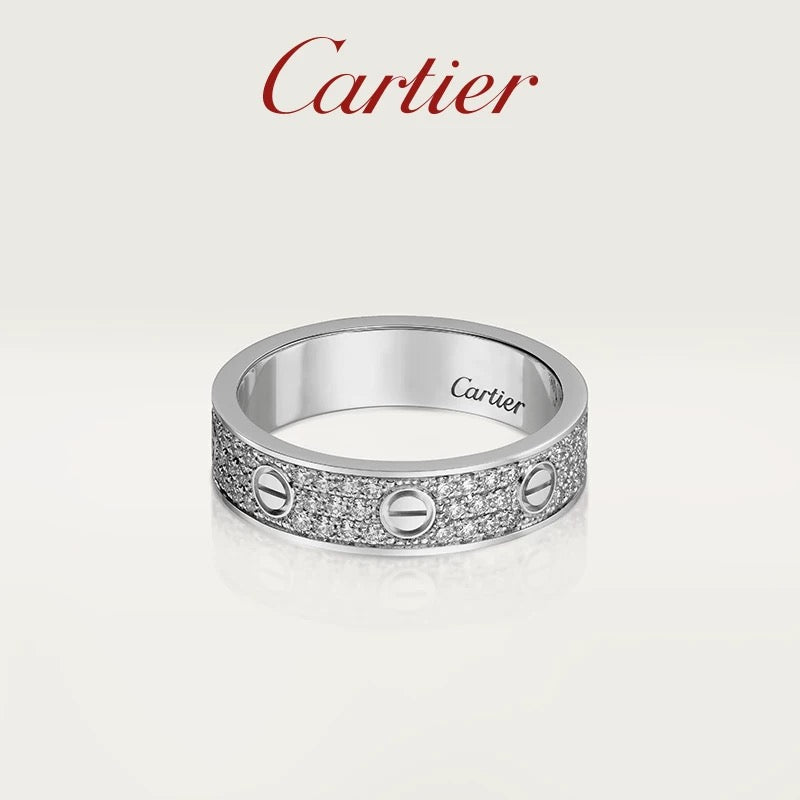 Cartier Love Ring Small Model Paved
