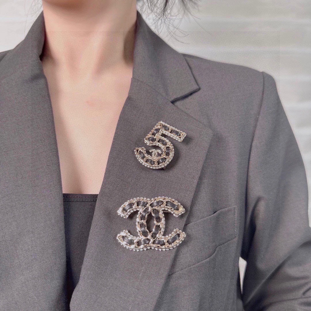 Chanel Number 5 Brooch